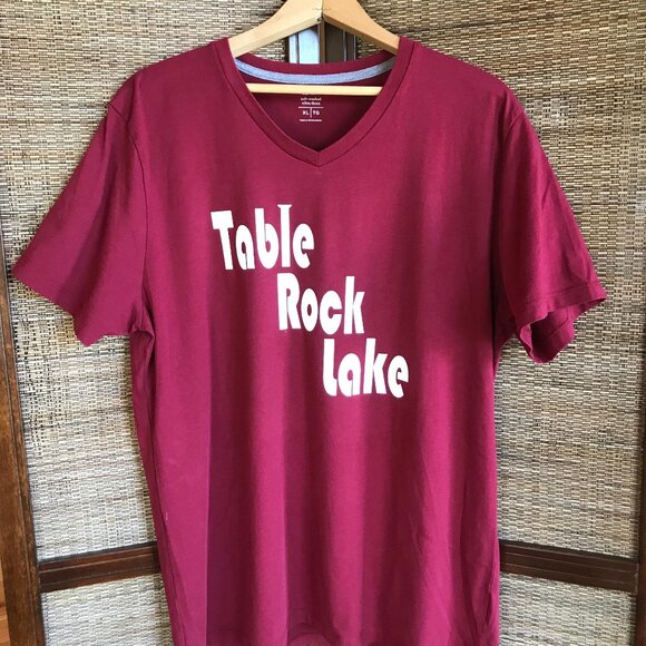 Upcycled Table Rock Lake T-Shirt: Marinas & Landmarks Graphic, Size L-XL - Picture 8 of 12